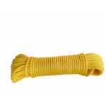 Viso - carotte cordage polypropyl�ne jaune �6 x l. 25 m - cpb2561