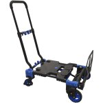 Viso - diable chariot aluminium pliant 2 en 1 - charge 68 kg