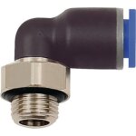 Vissage enfichable l s�rie bleue filetage ext�rieur g 1 / 4 po. sw 17 mm avec joint torique, rotatif, ...