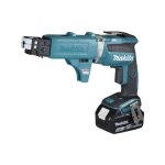Makita - visseuse automatique 18v - 25 � 55 mm avec 2 batteries 18v 5ah - chargeur - chargeur vis - makpac ...
