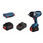 Visseuse  choc sans fil biturbo gds 18v - 1050 h 2x pc 5, 5 ah et chargeur en l - boxx bosch