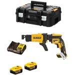 Visseuse à placo 18v dewalt dcf620p2k - qw brushless avec coffret, 2 batteries 5, 0 ah et un chargeur ... Visseuse à placo 18v dewalt dcf620p2k - qw brushless avec coffret, 2 batteries 5, 0 ah et un chargeur ...