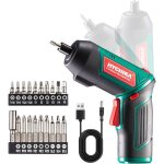 Visseuse sans fil 6nm hychika visseuse devisseuse sans fil 2000mah 3. 6v avec 20 accessoires, lampe led ...