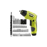 Visseuse sans fil 6nm, dewinner visseuse devisseuse sans fil 1300mah 3. 6v avec 45 accessoires, adaptateur ...