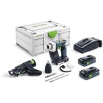 Festool - visseuse sans fil pour plaquiste duradrive dwc 18 - 4500 hpc 4, 0 i - plus avec 2 batteries ...