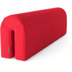 Vitalispa - tour de lit , rouge, 70 x 20 cm