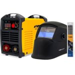 Vito - poste  souder mma inverter 140 ampres + cagoule lcd 9 / 13 + lot 12 lectrodes acier  2. 5mm ...