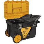 Vito - boite  outils sur roues 595 x 380 x 420 mm coffre de chantier poigne tlescopique coffre  outils ...