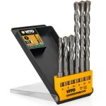 Coffret de 6 forets sds plus diam  6 8 10 12 mm pierre brique et beton vito