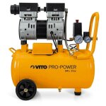 Vito pro - power - compresseur d'air silencieux 24 litres 8 bar 1cv 750w vito