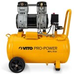 Vito pro - power - compresseur d'air silencieux 50 litres 1. 5 cv 1100w 8 bar vito