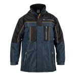 Vito - veste de travail taille l bleu et noir imperm�able polyester et pvc