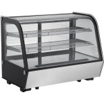Vitrine r�frig�r�e de 5 pi� / 146 l, r�frig�rateur commercial � 2 niveaux, vitrine de comptoir pour p�tisserie ...