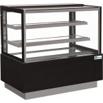 Vitrine r�frig�r�e droite � p�tisseries 4 faces vitr�es - l 900 � 1800 mm - afi collin lucy