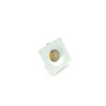 Mini led downlight 3w square 38mm cob included transformer led driver kit 5 pieces 3000k