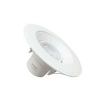 Vivalamp - spot led cob 8w r�glable rond trou encastr� 65 - 100mm kit 5 pi�ces
