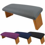 Banc, tabouret de méditation, yoga pliant en bois - gris vivezen Banc, tabouret de méditation, yoga pliant en bois - gris vivezen