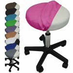 Drap housse de protection en �ponge pour tabouret rond - rose vivezen