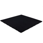 Vivol - dalle de sol sportif 'pure black' - 100x100 cm - 20 mm - sbr