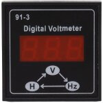 Voltm�tre num�rique 91 3 pour groupe �lectrog�ne essence diesel, accessoires 220v 380v, monophas�, 3 ...
