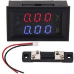 Voltm�tre num�rique, amp�rem�tre, testeur de tension, d�tecteur d'ampli, moniteur d'amp�rage led, jauge ...