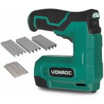 Agrafeuse cloueuse electrique 4v sans fil - 900 agrafes et 300 clous - - vonroc