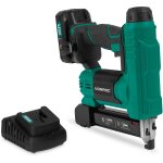 Vonroc - agrafeuse - clouseuse 20v batterie 2. 0ah et chargeur incl. 1000 agrafes (20 et 25mm) & 1000 ...