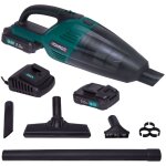 Vonroc - aspirateur balais sans fil 20v plate - forme ? bac  poussire de 0, 5l ? 3 buses et rallonge ...