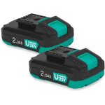 Vonroc batterie 20v ? 2. 0ah pack duo