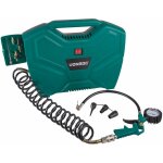 Vonroc - compresseur  air portatif 1100 w, 8 bar - sans huile - dbit d'air 180l / m - gonfleur pneus ...