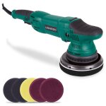 Vonroc ? polisseuse excentrique 150mm 1050w ? vitesse r�glable 1400 - 4800 / min ? �lectronique de vitesse ...