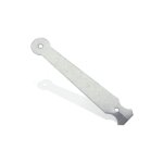Patte scellement l. 100mm bourg mermier zingu blanc - m - 633103