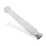 Patte scellement l. 160mm bourg mermier - zingu� blanc - m - 633163