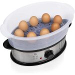 Vs - 3914 cuiseur vapeur acier inoxydable, noir - tristar