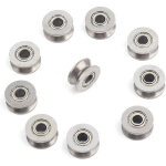 Vtizikl 10pcs v624zz v groove roulement � billes en acier , mini roulements � billes, roulement a bille, ...