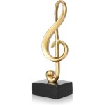 Vtizikl note de musique statue, cl� de sol d�coration , note de musique sculpture , figurine symbole ...