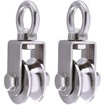 Vtizikl poulie de poulie pour cordes en acier inoxydable 304, charge maximale 500kg