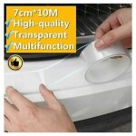 Vurahome - seuil porte de voiture protecteurs de protecteur de pare - chocs protection jante - 10m transparent ...