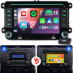 Pour vw golf 5 6 plus touran caddy passat polo android 15 autoradio carplay gps 2 + 64g dab