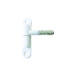 Fiche  visser d13mm tige + plaque gond blanc 2 pce - vynex