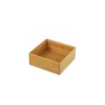 Rangement organisateur salle de bain bambou - 15x15x6. 5cm Rangement organisateur salle de bain bambou - 15x15x6. 5cm