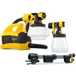 Wagner - pistolet peinture basse pression universel - sprayer w690 - avec rallonge plafonds