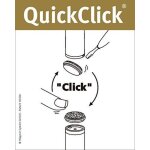 Wagner quickclick(r) 2en1 patins de feutre laine & plastique - lot de 4 patins a visser i 4x base + vis ...