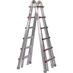 Wak�, echelle pliante t�lescopique, mod�le combin�: escabeau,