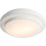Walden - plafonnier - 2 lumi�re - � 35 cm - blanc - moderne - �clairage ext�rieur - salle de bains - ...