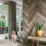 Wallart - lambris pvc imitation chêne blanc - 34 lamelles , mur chevron - 2, 10m² Wallart - lambris pvc imitation chêne blanc - 34 lamelles , mur chevron - 2, 10m²