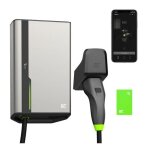 Wallbox green cell habuden 22 kw 32 a - c�ble de 5 m avec nfc