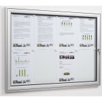 Wsm - vitrine à porte battante 8 x din a4 l930xh680mm cadre anguleux pour l'intérieur - 103200137 Wsm - vitrine à porte battante 8 x din a4 l930xh680mm cadre anguleux pour l'intérieur - 103200137