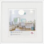 Walther design walther design kv220w new lifestyle cadre photo plastique, blanc, 20 x 20 cm