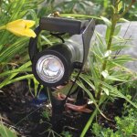 Power spot solaire 30lm noir